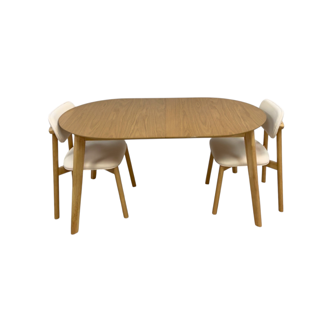 Hoft Homes Werner Extendable Dining Table and Maia Dining Chairs set