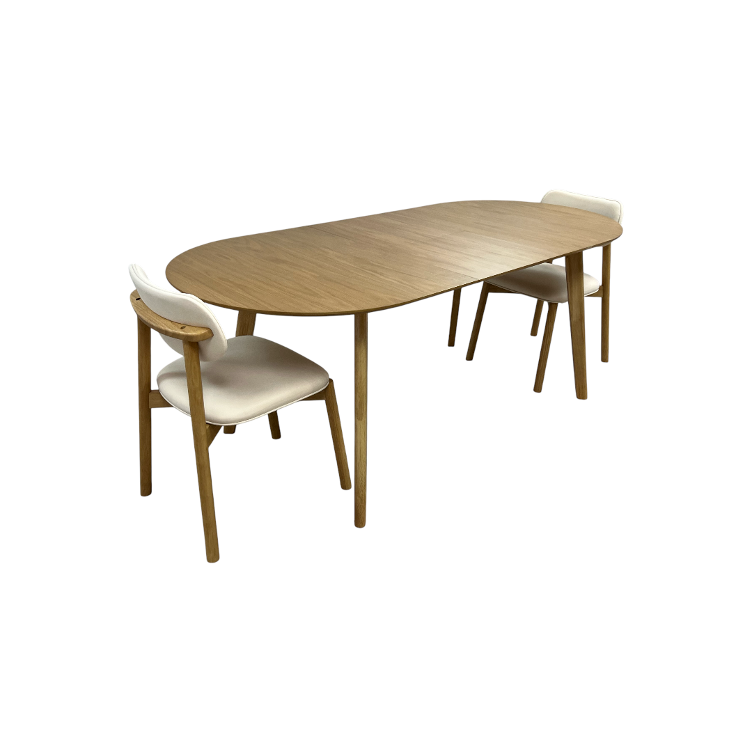 Hoft Homes Werner Extendable Dining Table and Maia Dining Chairs set