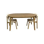 Hoft Homes Werner Extendable Dining Table and Maia Dining Chairs set