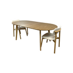 Hoft Homes Werner Extendable Dining Table and Maia Dining Chairs set