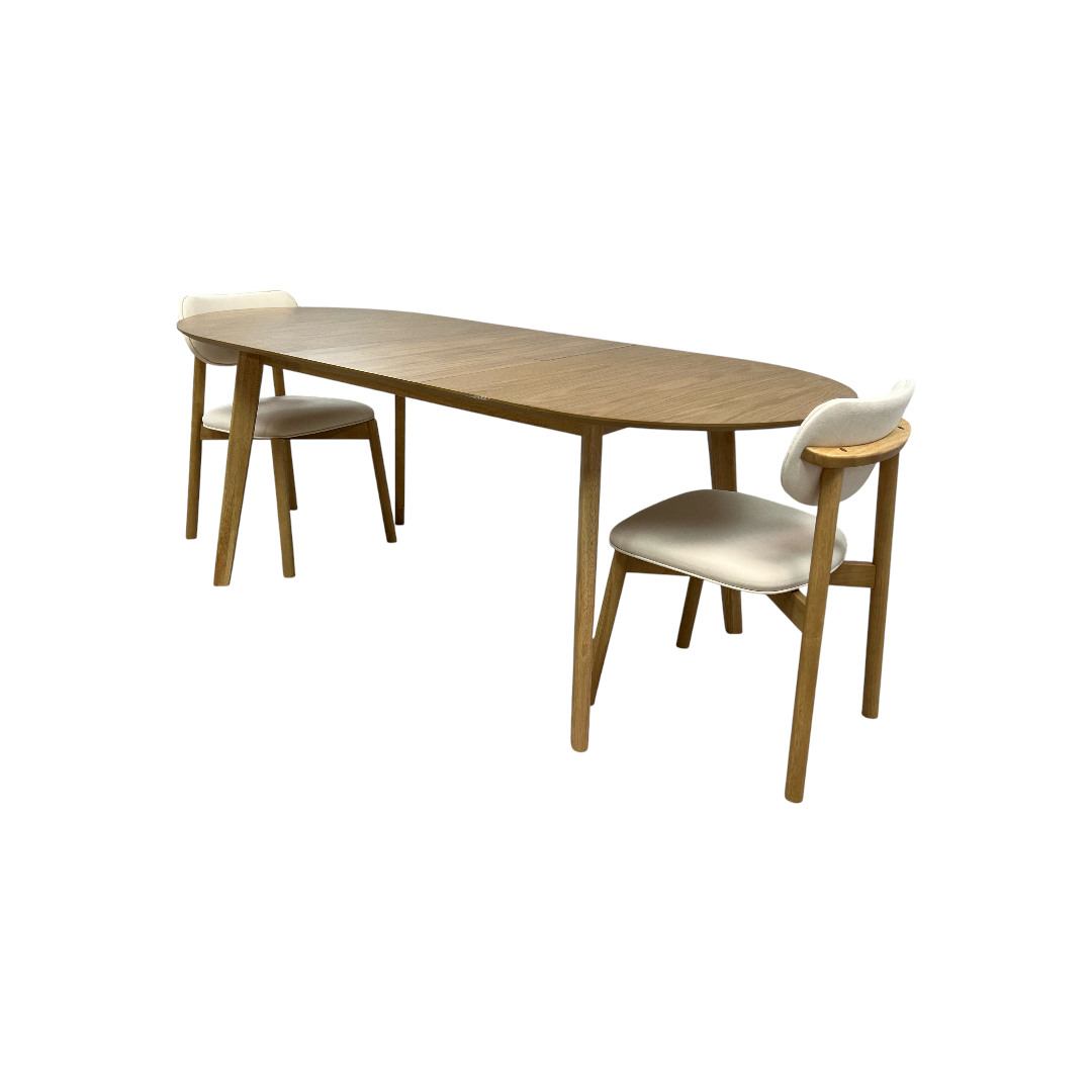 Hoft Homes Werner Extendable Dining Table and Maia Dining Chairs set