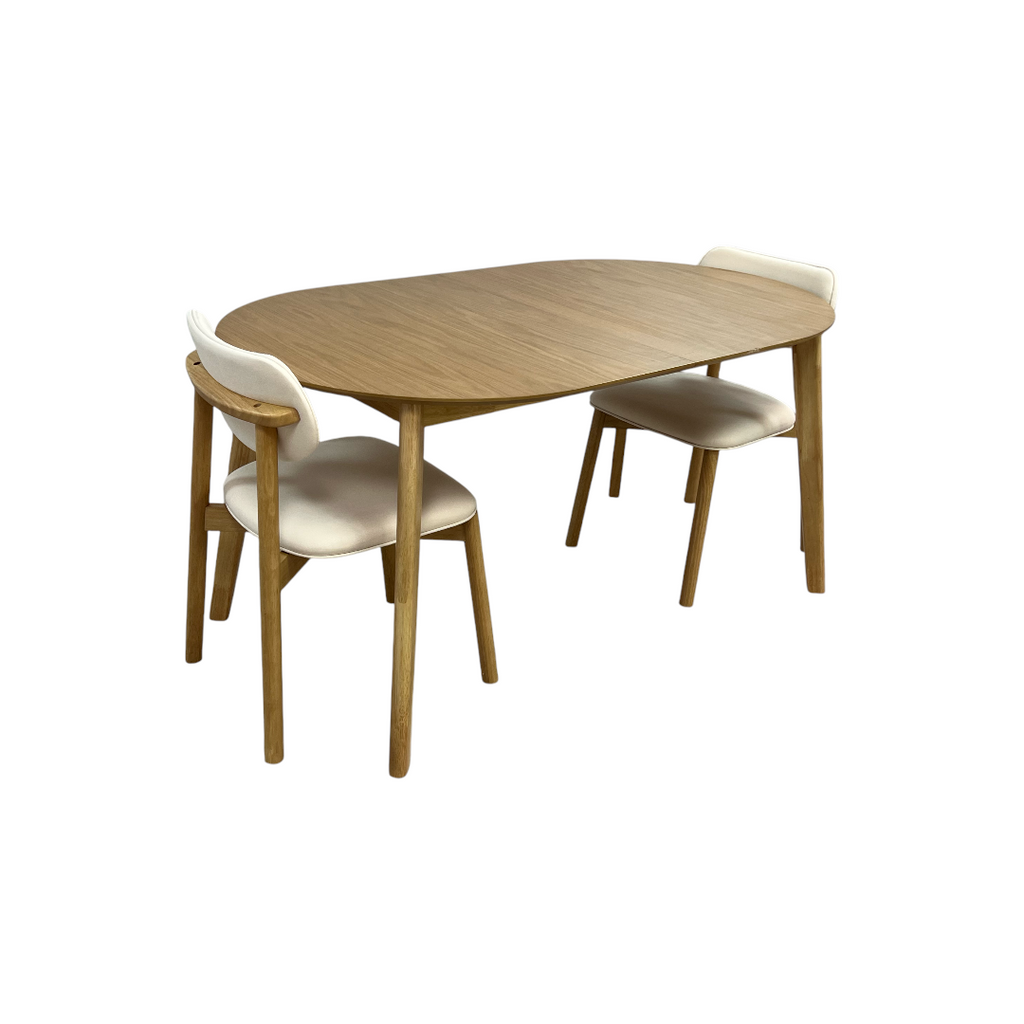 Hoft Homes Werner Extendable Dining Table and Maia Dining Chairs set