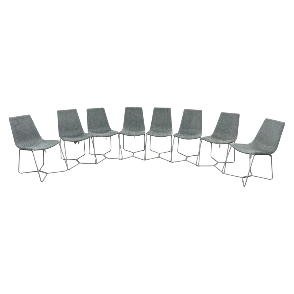West Elm Slope Dining Chair Set of 8, 17.5" × 21" × 33" — image 2 of 4
