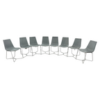West Elm Slope Dining Chair Set of 8, 17.5" × 21" × 33" — image 2 of 4