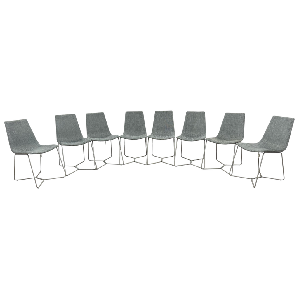 West Elm Slope Dining Chair Set of 8, 17.5" × 21" × 33" — image 4 of 4