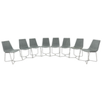 West Elm Slope Dining Chair Set of 8, 17.5" × 21" × 33" — image 4 of 4
