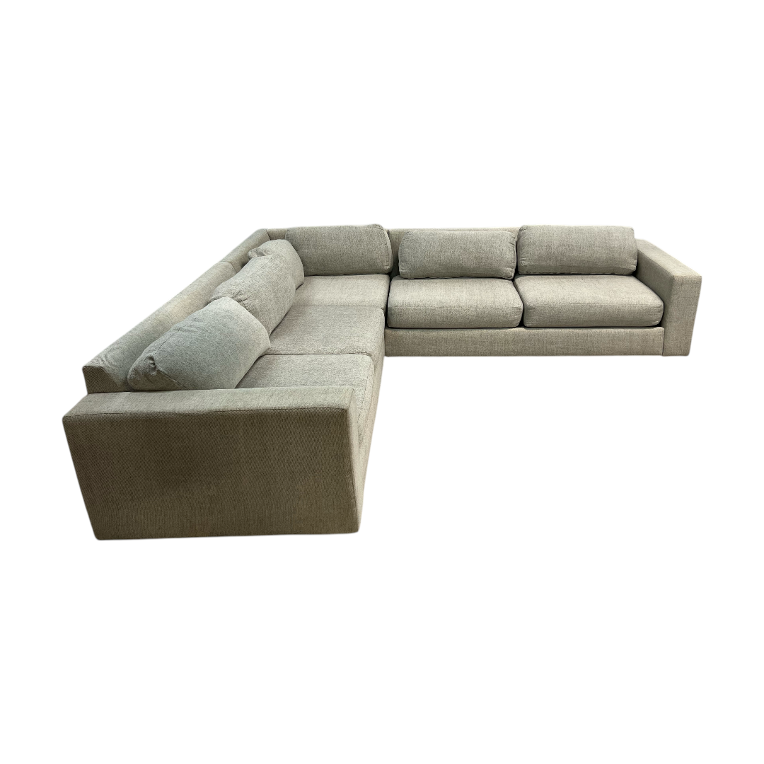 West Elm Urban 3-Piece L-Shaped Sectional