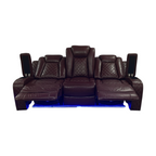 Winston Porter Charolett Breathing Leather Power Recliner Sofa with USB Ports Couch and Chair Set