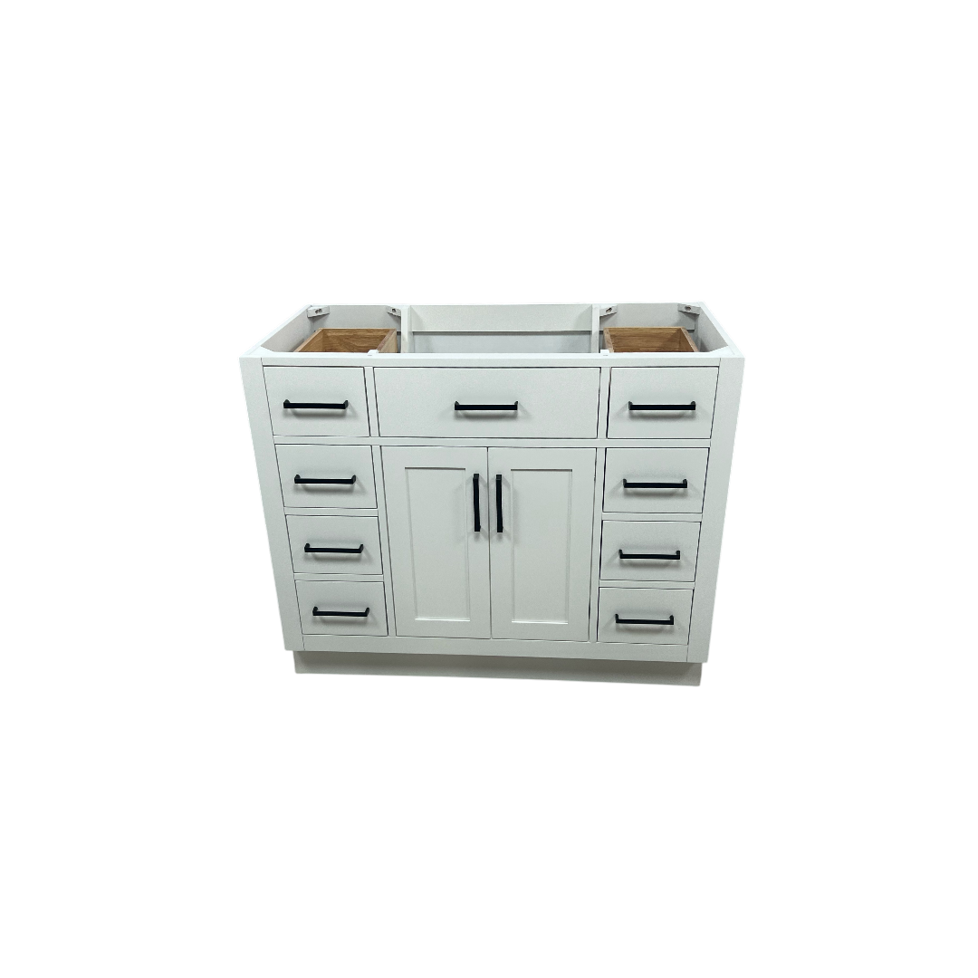 Winston Porter Osoria Solid Wood Single Bathroom Vanity Base Cabinet Without Top