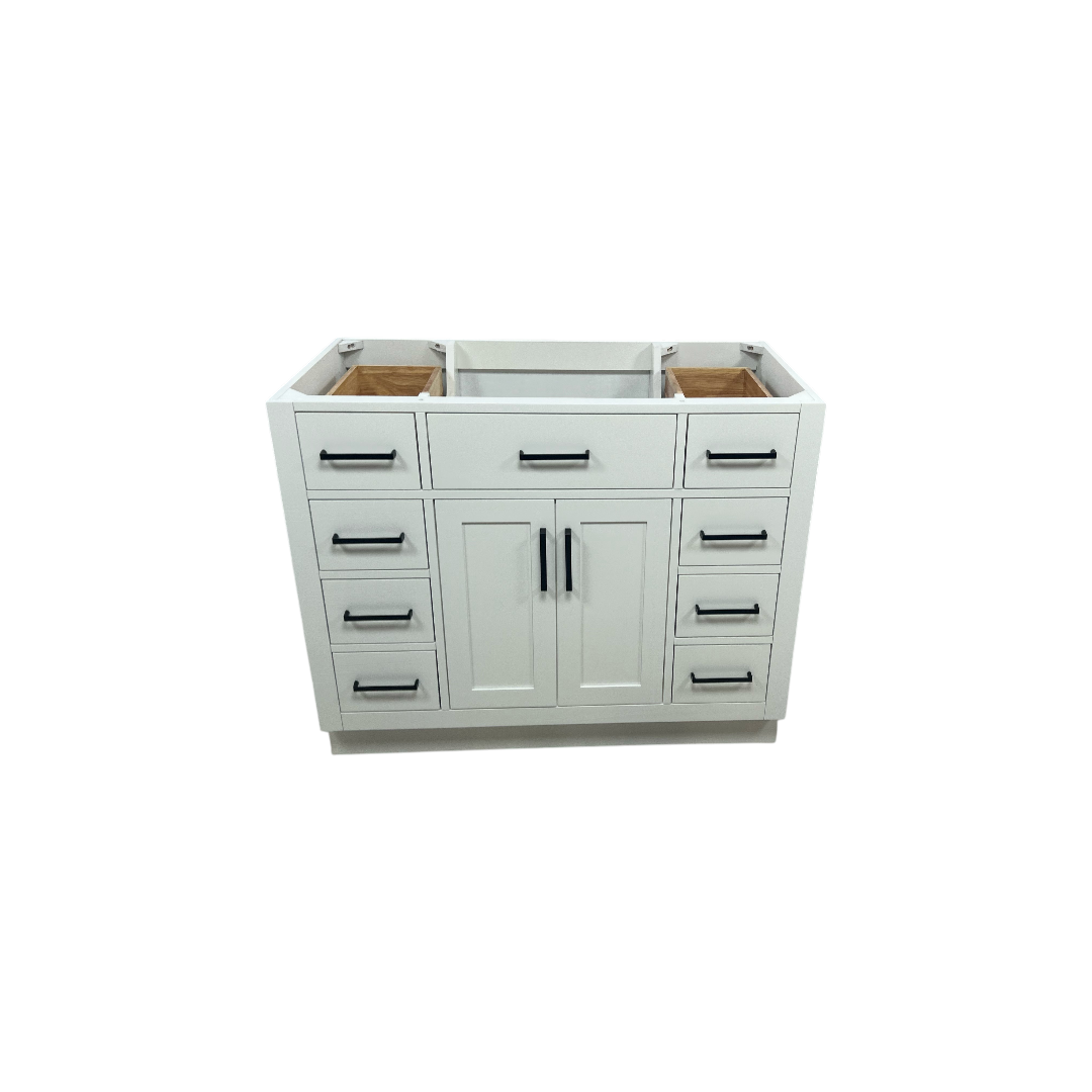 Winston Porter Osoria Solid Wood Single Bathroom Vanity Base Cabinet Without Top