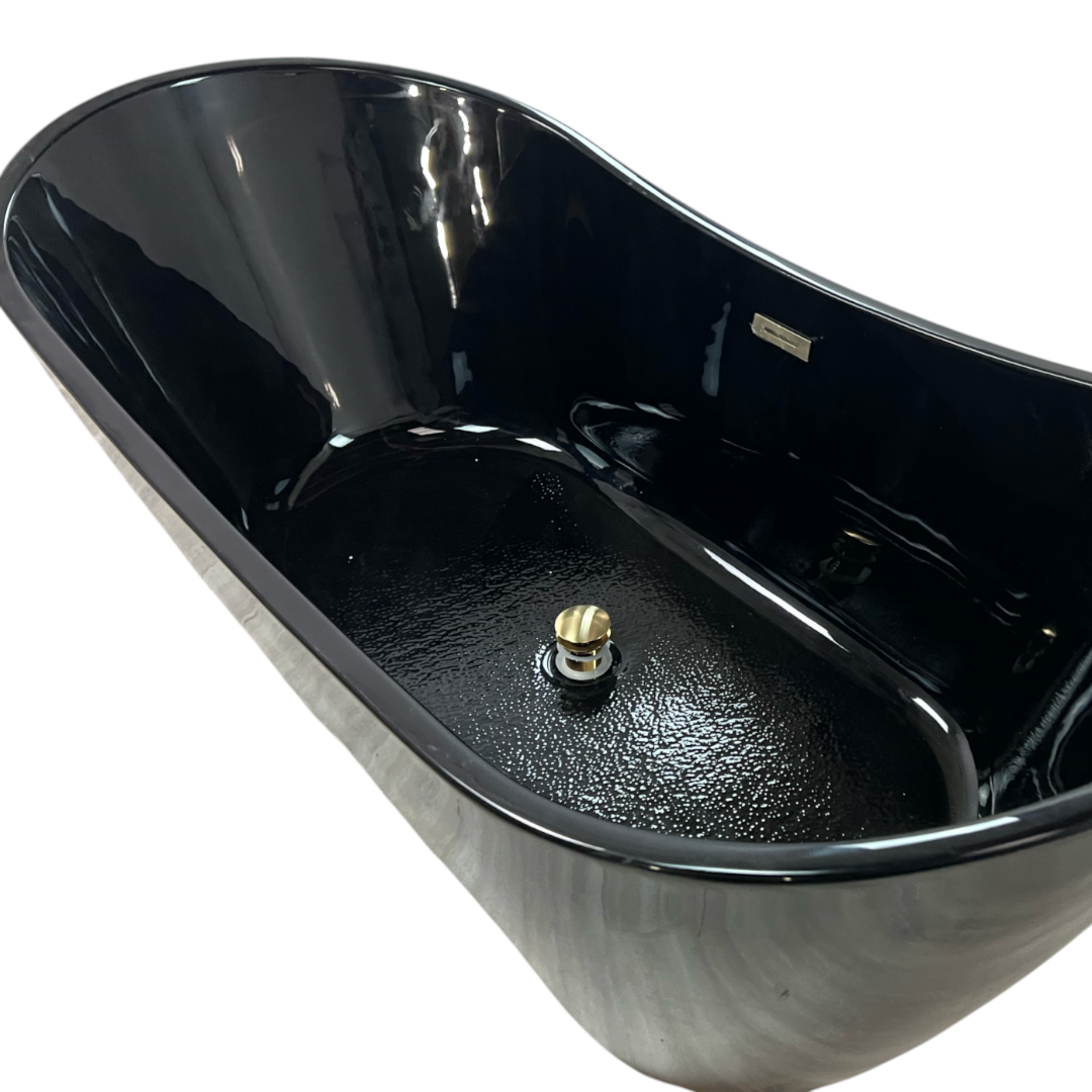 Woodbridge Freestanding Soaking Acrylic Bathtub B0010 -MB-Drain &O