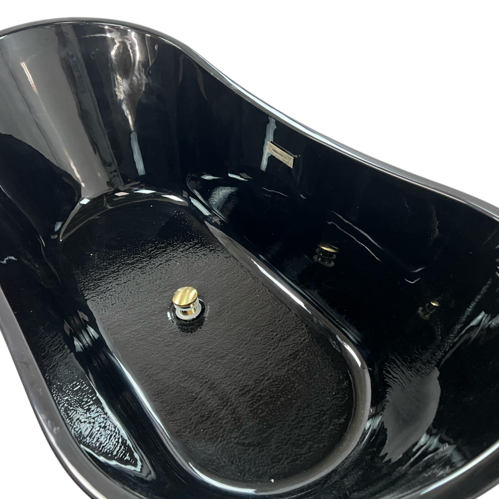 Woodbridge Freestanding Soaking Acrylic Bathtub B0010 -MB-Drain &O