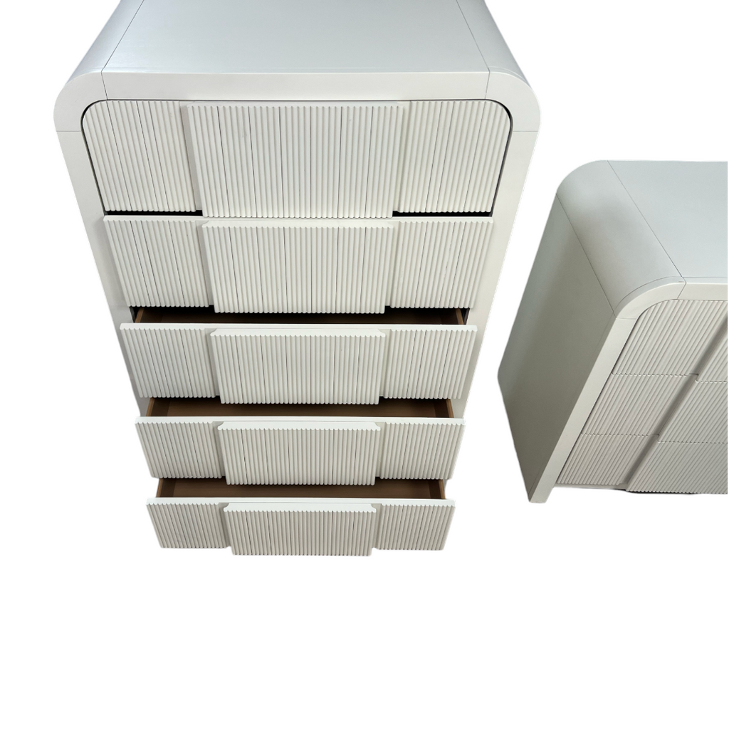 Wrought Studio Ishaque Drawer Dresser and Drawer Chest Set