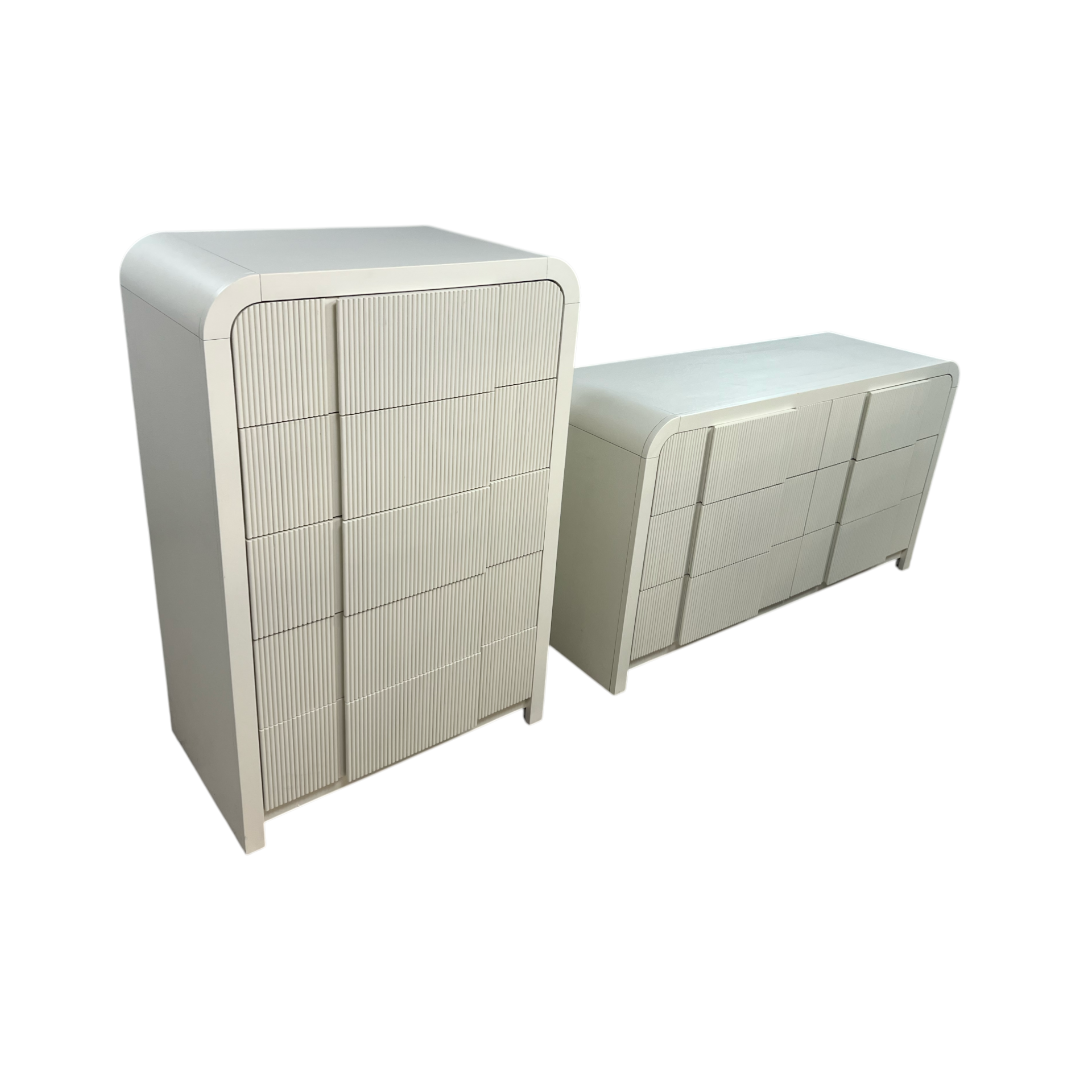 Wrought Studio Ishaque Drawer Dresser and Drawer Chest Set