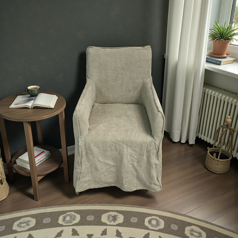 Zentique Cecilia Slipcovered Armchair