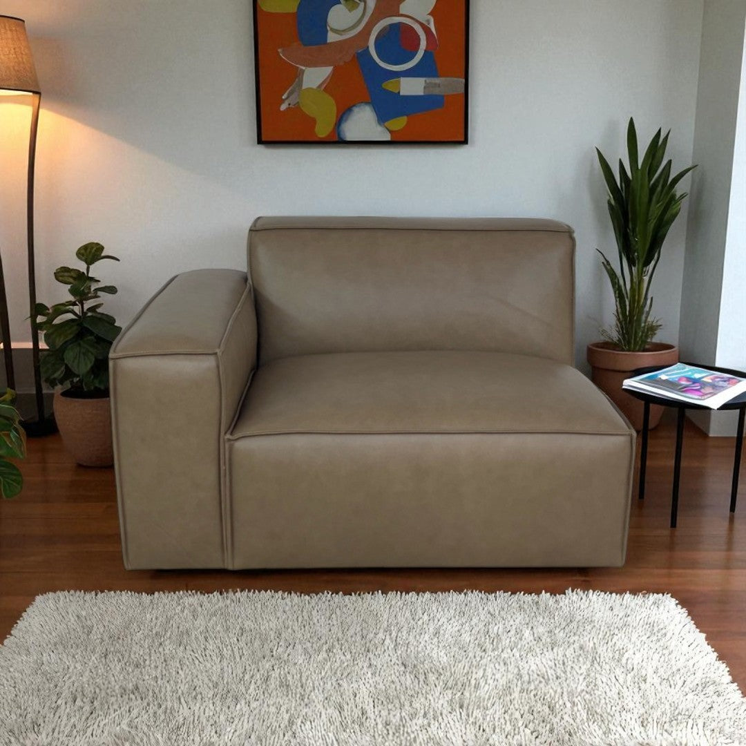 Castlery Warm Taupe Jonathan Left Arm Sofa