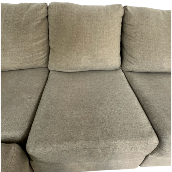 Ashley Large Light Taupe Sectional Couch - Image 5