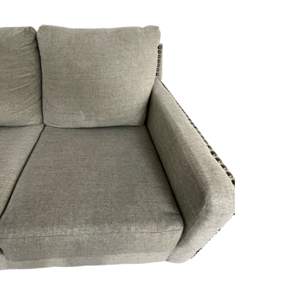 Ashley Large Light Taupe Sectional Couch - Image 6