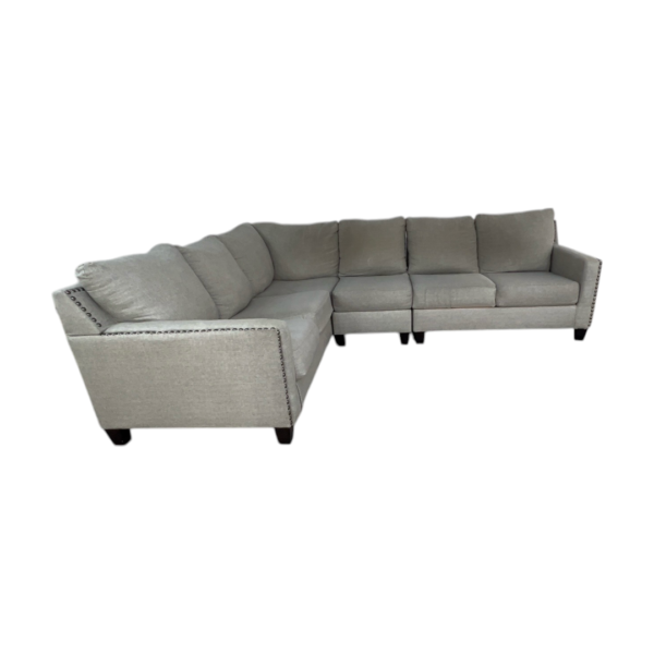 Ashley Large Light Taupe Sectional Couch - Image 3