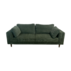 Sleek Modern Green Sofa - Image 2