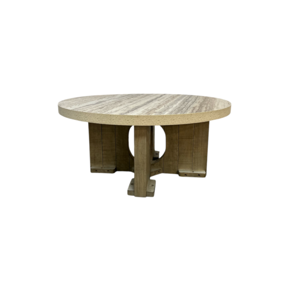 Houzz Talbot 42" Round Coffee Table