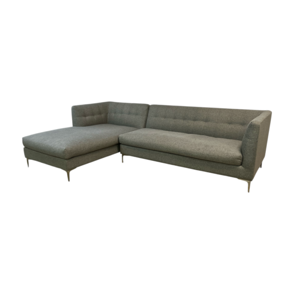 CB2 Holden Gray Sectional couch