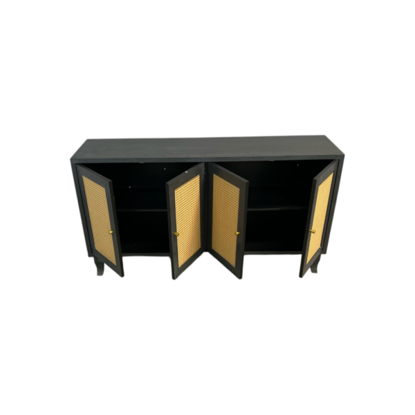 Navy Blue Wooden Side Board - Image 6