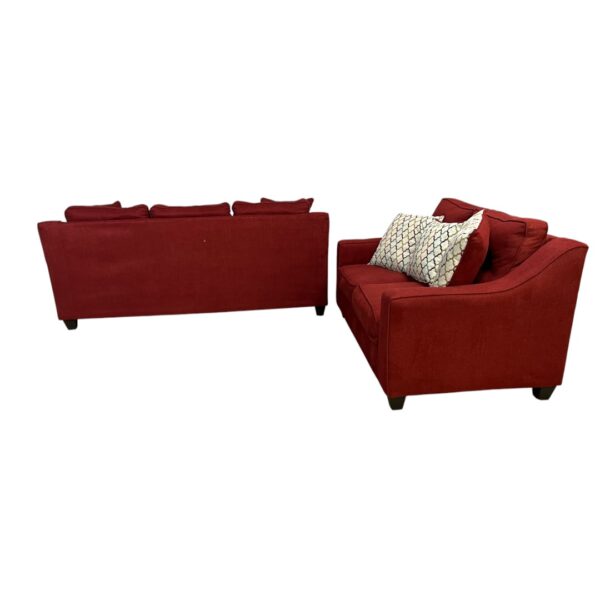 Ashley Red Couch Set - Image 5
