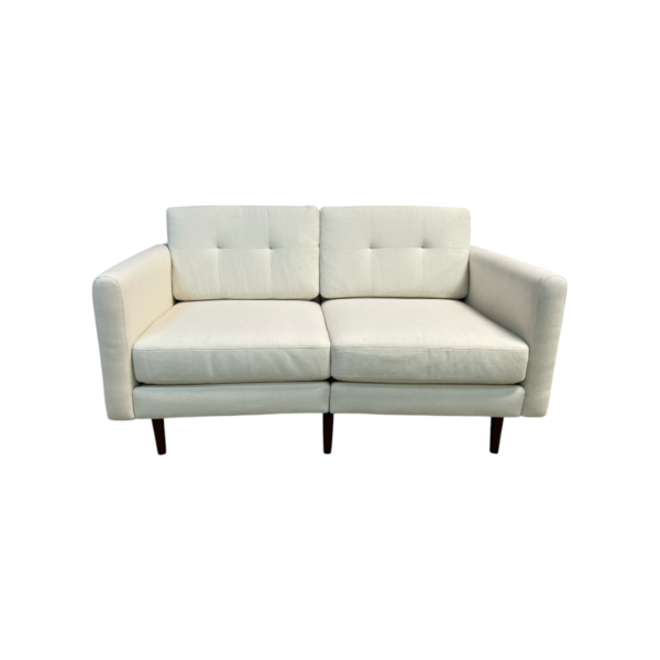 Burrow Nomad Loveseat in Ivory