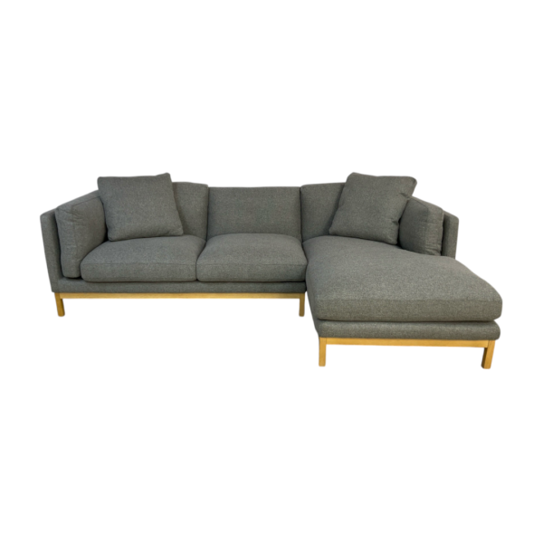 Castlery Owen Chaise Sectional Sofa Right Hand Facing, Haze