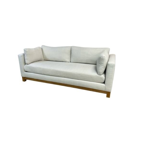 Crate and Barrel White Pacific Sofa