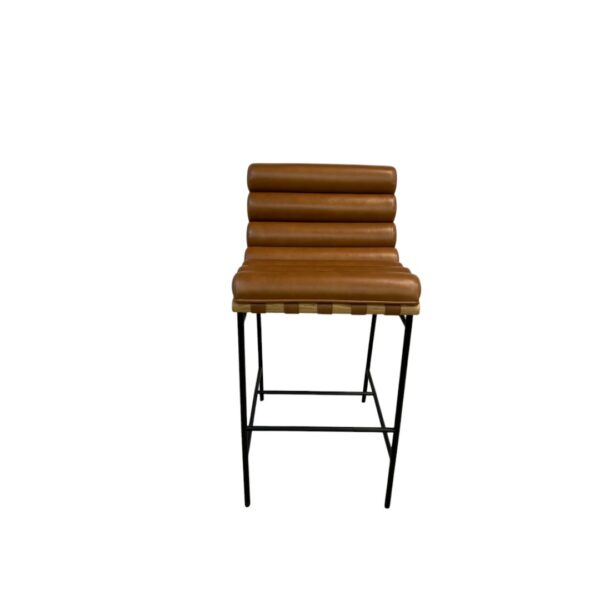 Denver Modern Saddle Leather Vail Bar Stool
