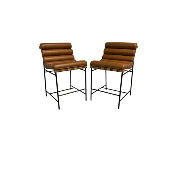 Denver Modern Saddle Leather Vail Counter Stool - Image 7