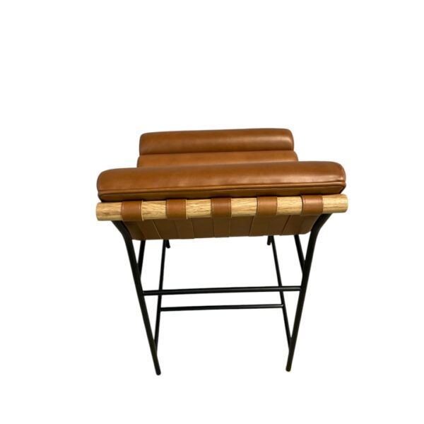 Denver Modern Saddle Leather Vail Counter Stool - Image 6