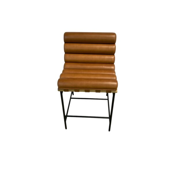 Denver Modern Saddle Leather Vail Counter Stool - Image 2