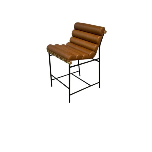 Denver Modern Saddle Leather Vail Counter Stool