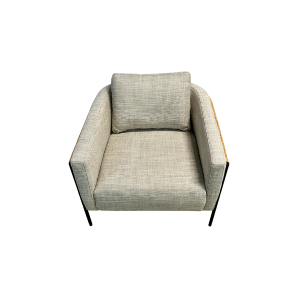 Four Hands Jayda Chair Gable Taupe - Image 4