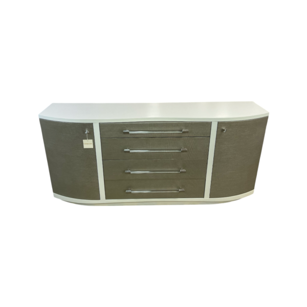 Luxe Decor Classic Clear to Me 4-Drawers White Ash Wood Dresser - Image 7