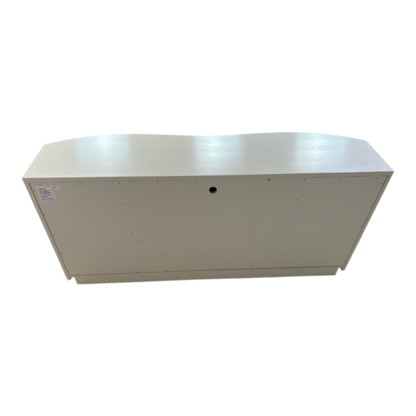 Luxe Decor Classic Clear to Me 4-Drawers White Ash Wood Dresser - Image 5