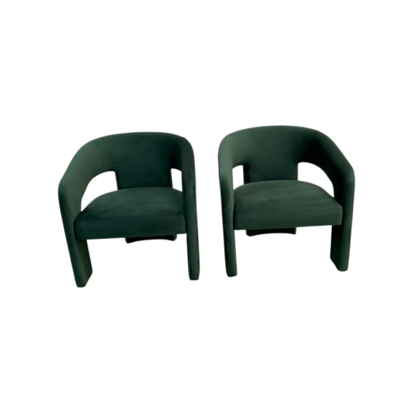 Safavieh Roseanna Modern Accent Chair Set - Forest Green - Image 5
