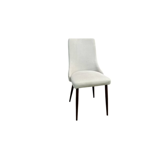 West Elm White Dining Chair - Image 3