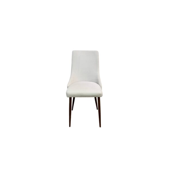 West Elm White Dining Chair - Image 4